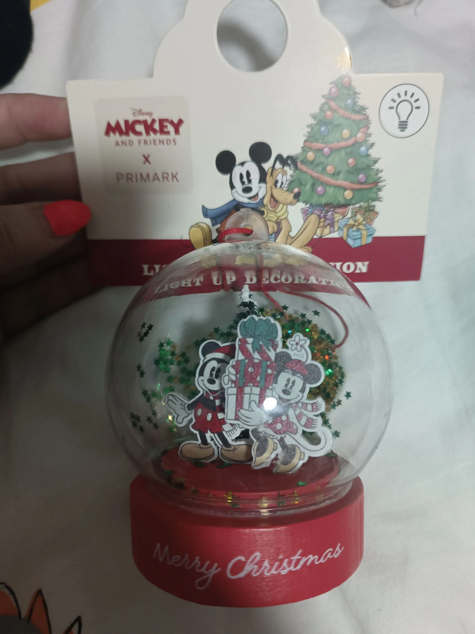 Bola de Natal com luz do Mickey Mouse – photo 4